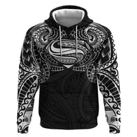 Super Samoan Traditional Tribal Art Tattoos Hoodie Black Color - Polynesian Pride