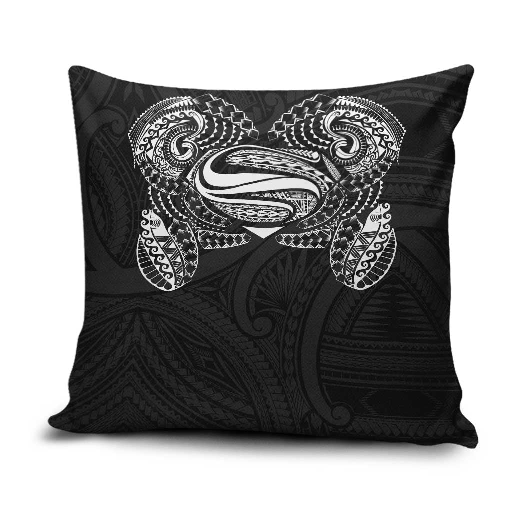 Super Samoan Traditional Tribal Art Tattoos Pillow Cover Black Color - Polynesian Pride