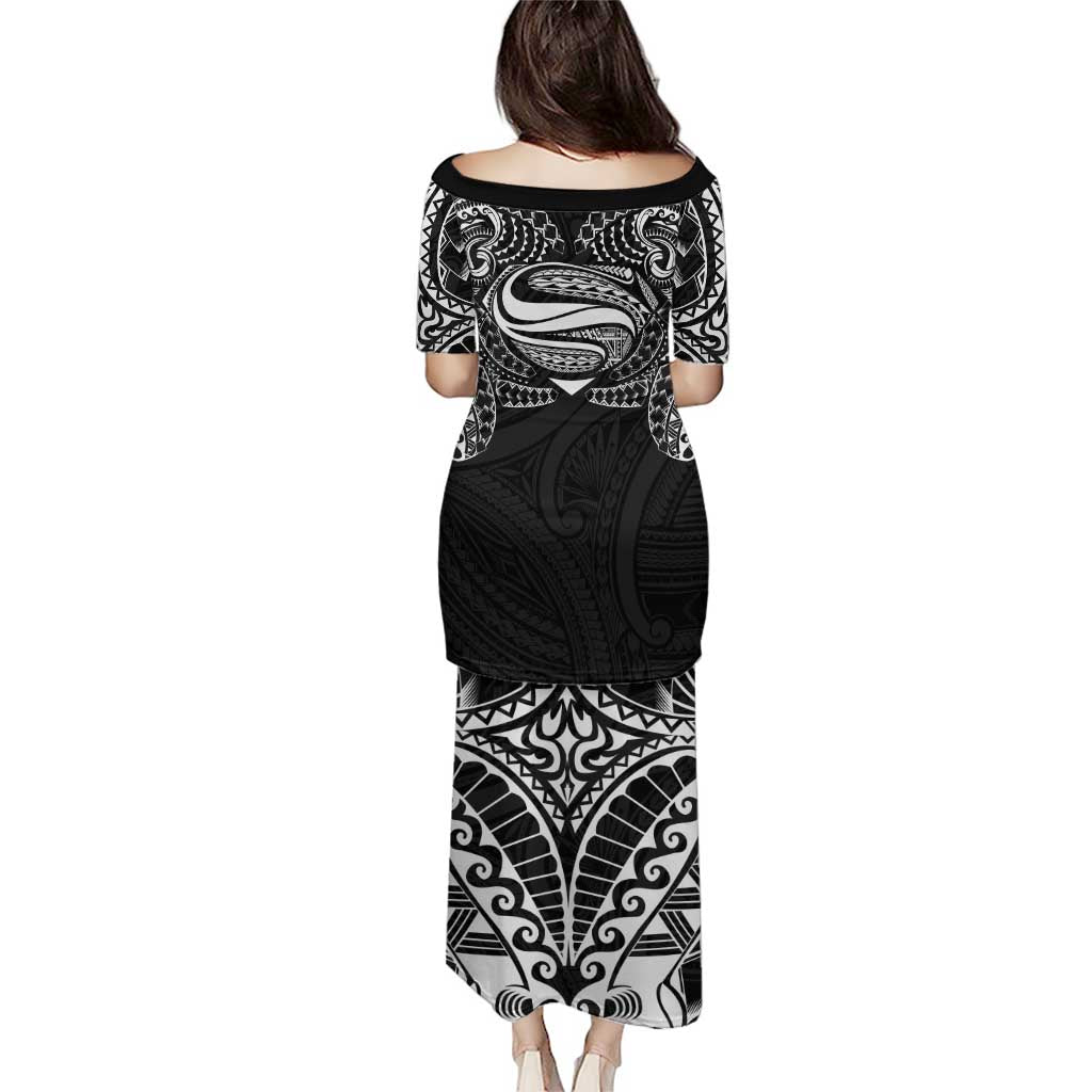 Super Samoan Traditional Tribal Art Tattoos Puletasi Black Color - Polynesian Pride