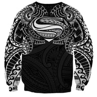 Super Samoan Traditional Tribal Art Tattoos Sweatshirt Black Color LT03 - Polynesian Pride