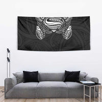 Super Samoan Traditional Tribal Art Tattoos Tapestry Black Color - Polynesian Pride