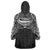Super Samoan Traditional Tribal Art Tattoos Wearable Blanket Hoodie Black Color - Polynesian Pride
