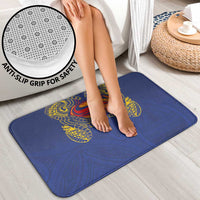 Super Samoan Traditional Tribal Art Tattoos Bathroom Set Blue Color LT03 - Polynesian Pride