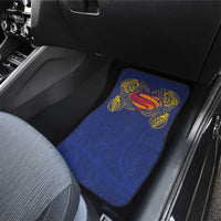 Super Samoan Traditional Tribal Art Tattoos Car Mats Blue Color LT03 - Polynesian Pride