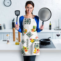 Hawaiian Quilts Apron Tropical Fruits and Plants