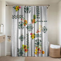 Hawaiian Quilts Bathroom Set Tropical Fruits and Plants
