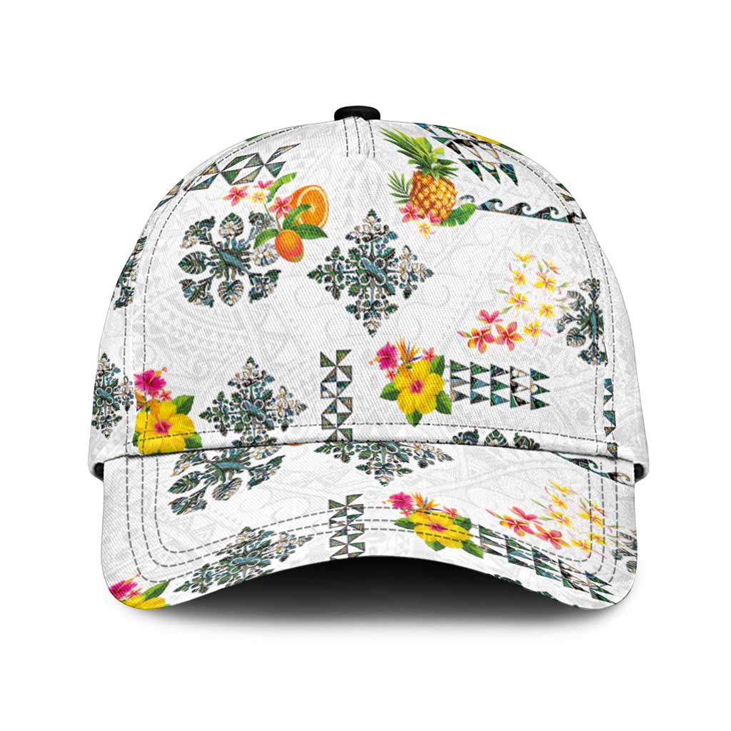 Hawaiian Quilts Classic Cap Tropical Fruits and Plants