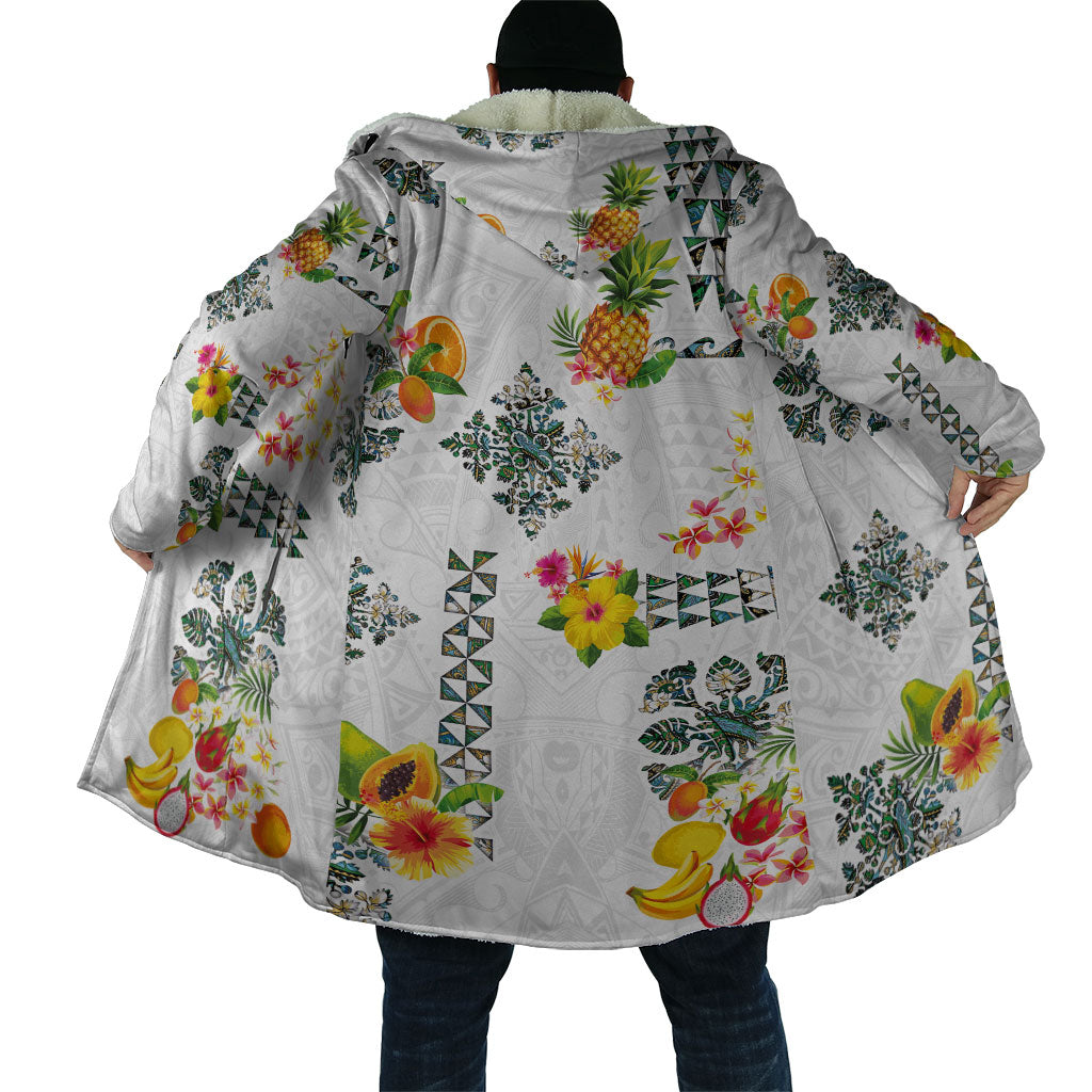 Hawaiian Quilts Cloak Tropical Fruits and Plants