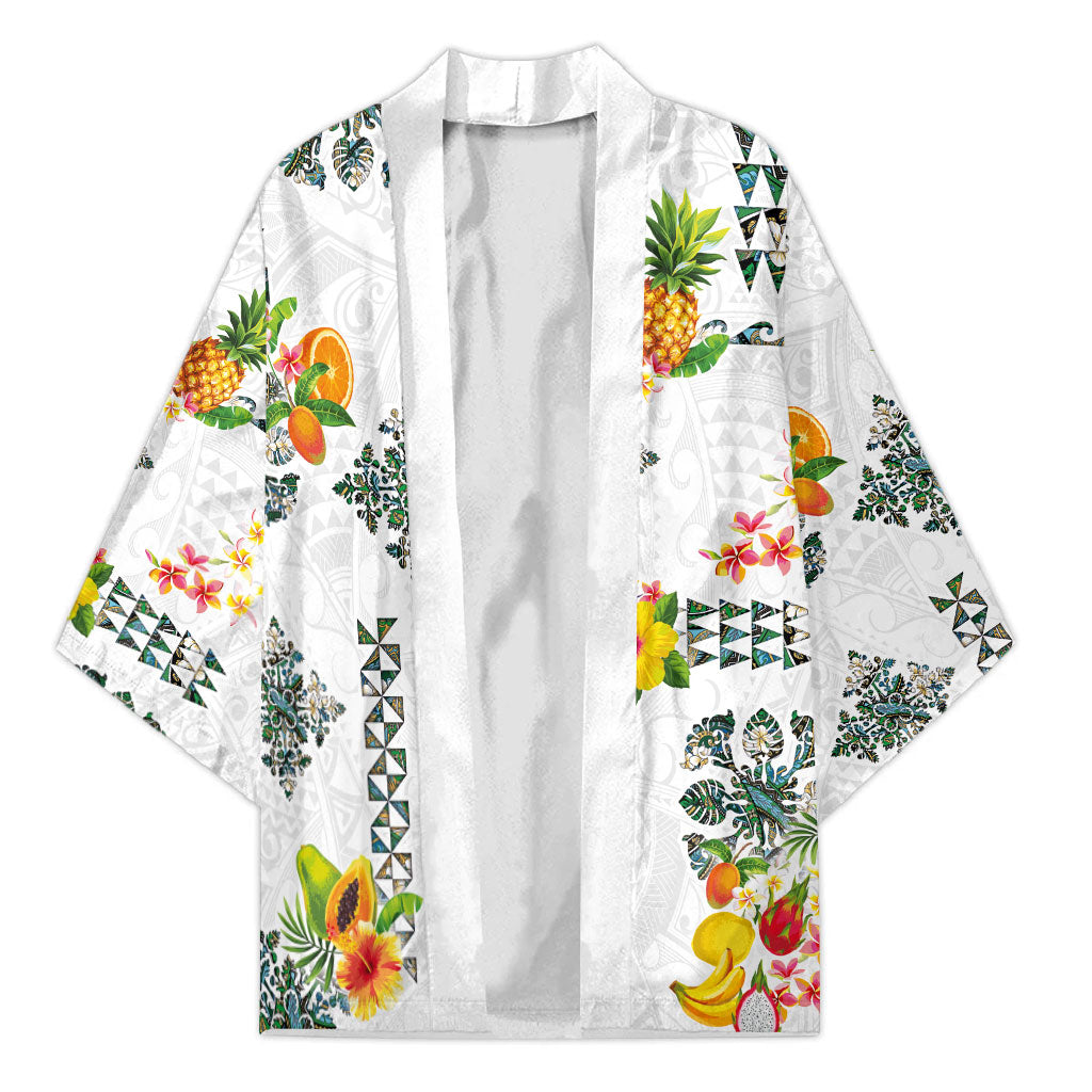 Hawaiian Quilts Kimono Tropical Fruits and Plants