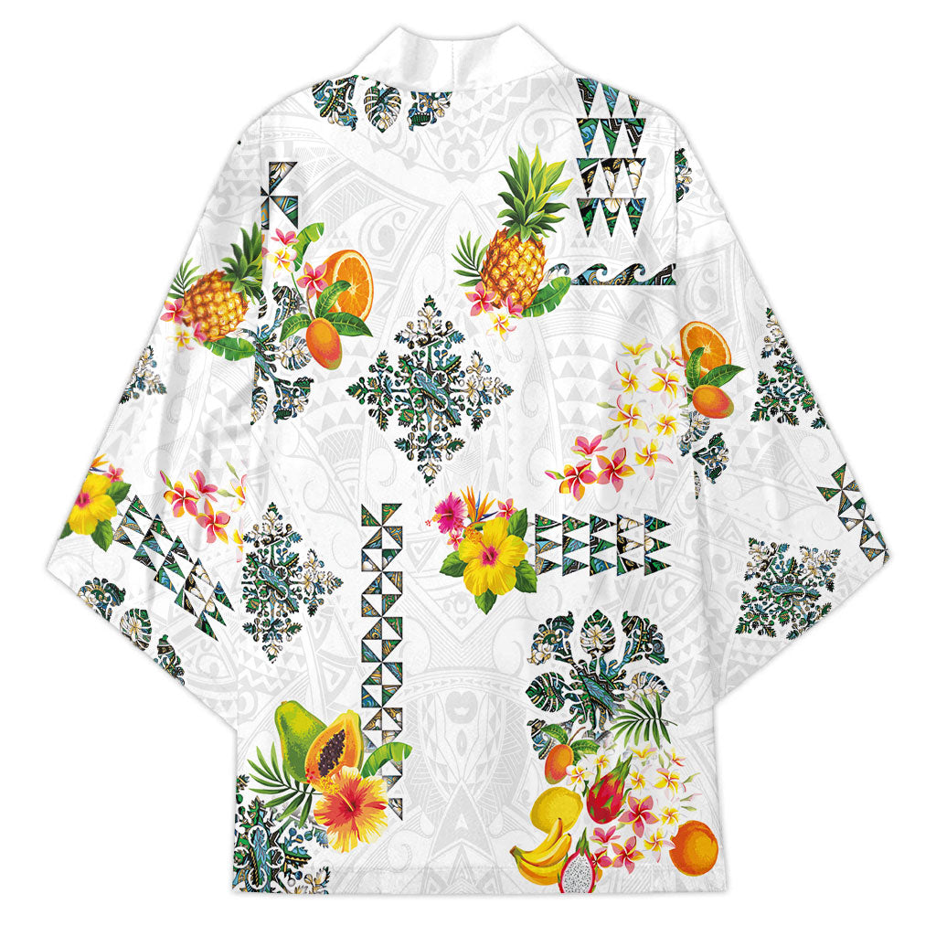 Hawaiian Quilts Kimono Tropical Fruits and Plants