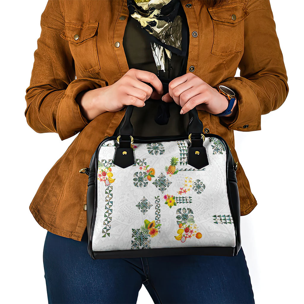 Hawaiian Quilts Shoulder Handbag Tropical Fruits and Plants