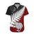 Aotearoa New Zealand Hawaiian Shirt Silver Fern Kiwi Bird and NZ Map with Maori Tribal Red Style LT03 Pink - Polynesian Pride