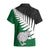 Aotearoa New Zealand Hawaiian Shirt Silver Fern Kiwi Bird and NZ Map with Maori Tribal Green Style LT03 - Polynesian Pride