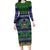 pohnpei-state-christmas-long-sleeve-bodycon-dress-coat-of-arms-beautiful-merry-xmas-snowflake