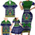 personalised-pohnpei-state-christmas-family-matching-short-sleeve-bodycon-dress-and-hawaiian-shirt-coat-of-arms-beautiful-merry-xmas-snowflake