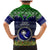 Chuuk State Christmas Family Matching Mermaid Dress and Hawaiian Shirt Coat of Arms Beautiful Merry Xmas Snowflake LT03 - Polynesian Pride