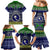 Chuuk State Christmas Family Matching Mermaid Dress and Hawaiian Shirt Coat of Arms Beautiful Merry Xmas Snowflake LT03 - Polynesian Pride