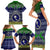 Chuuk State Christmas Family Matching Short Sleeve Bodycon Dress and Hawaiian Shirt Coat of Arms Beautiful Merry Xmas Snowflake LT03 - Polynesian Pride