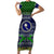 chuuk-state-christmas-short-sleeve-bodycon-dress-coat-of-arms-beautiful-merry-xmas-snowflake