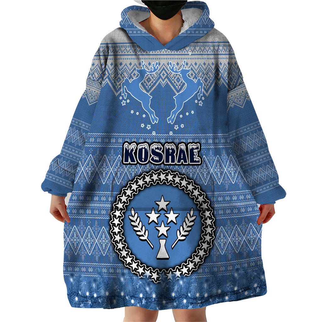 personalised-kosrae-christmas-wearable-blanket-hoodie-coat-of-arms-beautiful-merry-xmas-snowflake