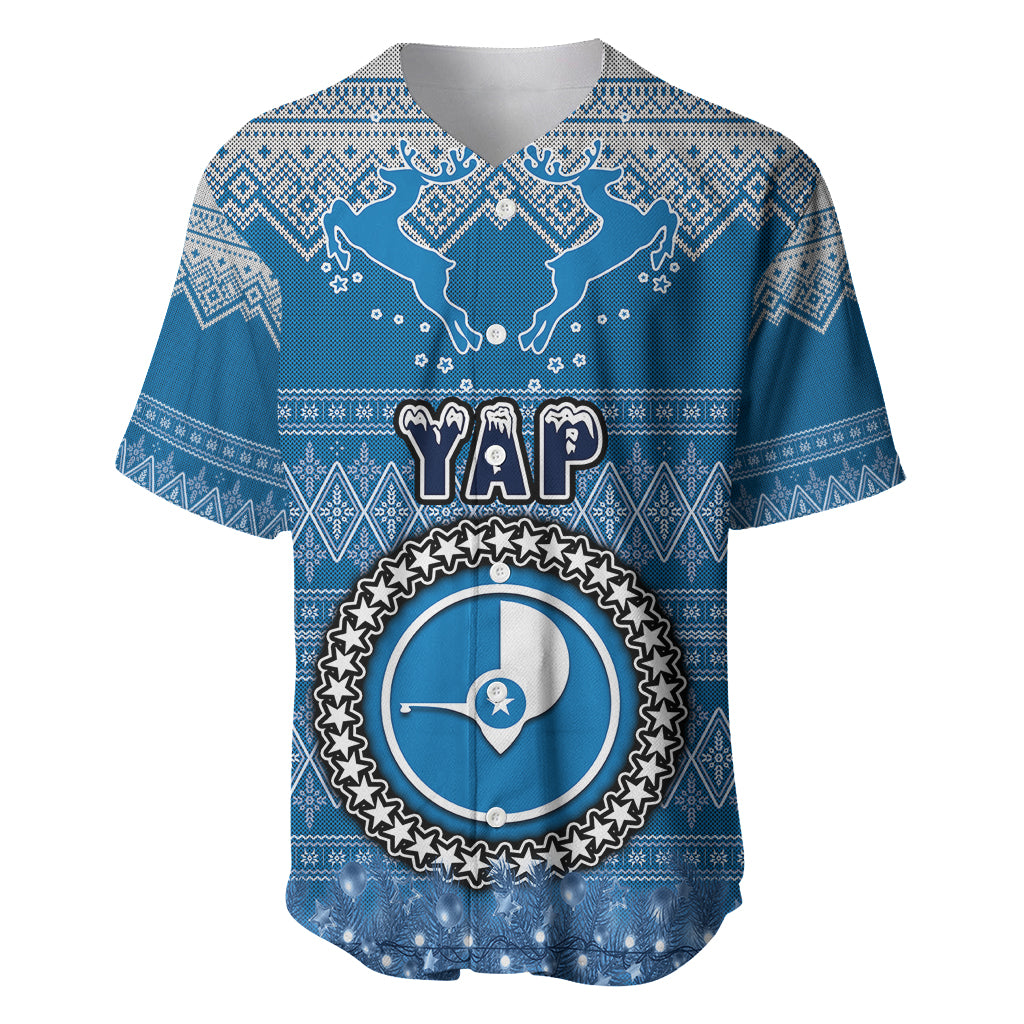 yap-christmas-baseball-jersey-coat-of-arms-beautiful-merry-xmas-snowflake