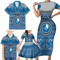 personalised-yap-christmas-family-matching-short-sleeve-bodycon-dress-and-hawaiian-shirt-coat-of-arms-beautiful-merry-xmas-snowflake