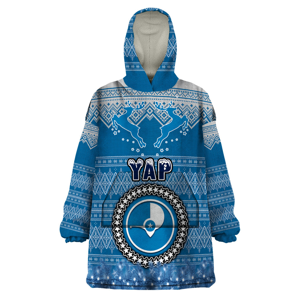 personalised-yap-christmas-wearable-blanket-hoodie-coat-of-arms-beautiful-merry-xmas-snowflake