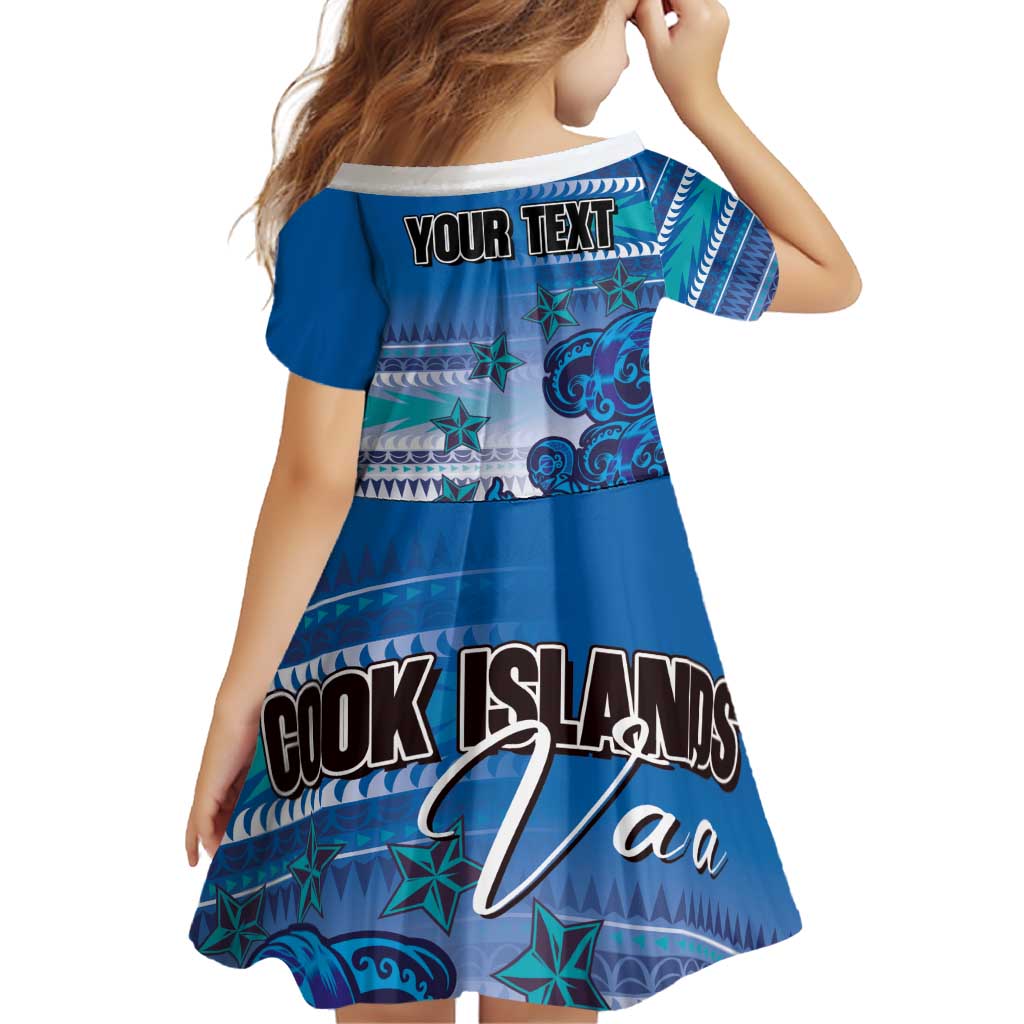 Personalised Cook Islands Va'a Race Family Matching Puletasi and Hawaiian Shirt Te Tatau Tattoos Sporty Style Light Blue Color - Polynesian Pride