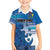 Personalised Cook Islands Va'a Race Family Matching Puletasi and Hawaiian Shirt Te Tatau Tattoos Sporty Style Light Blue Color - Polynesian Pride