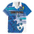 Personalised Cook Islands Va'a Race Hawaiian Shirt Te Tatau Tattoos Sporty Style Light Blue Color - Polynesian Pride