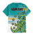 Personalised Cook Islands Va'a Race Hawaiian Shirt Te Tatau Tattoos Sporty Style Turquoise Color - Polynesian Pride