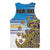 Personalised Cook Islands Va'a Race Basketball Jersey Te Tatau Tattoos Sporty Style Glory Blue Color - Polynesian Pride