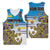 Personalised Cook Islands Va'a Race Basketball Jersey Te Tatau Tattoos Sporty Style Glory Blue Color - Polynesian Pride