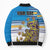 Personalised Cook Islands Va'a Race Bomber Puffer Jacket Te Tatau Tattoos Sporty Style Glory Blue Color - Polynesian Pride