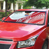 Tahiti Va'a Race Auto Sun Shade Polynesian Tattoos Sporty Style - Polynesian Pride
