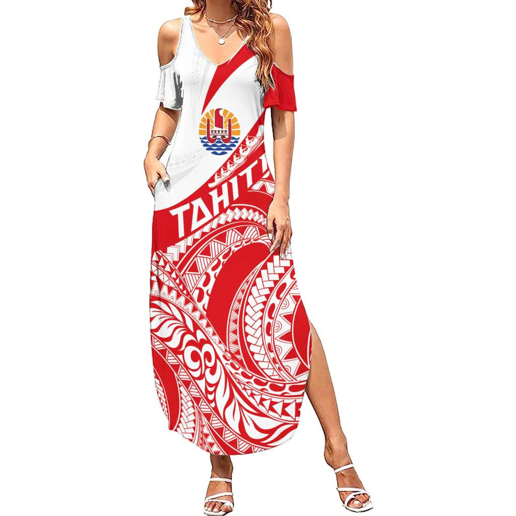 Personalised Tahiti Va'a Race Family Matching Summer Maxi Dress and Hawaiian Shirt Polynesian Tattoos Sporty Style - Polynesian Pride