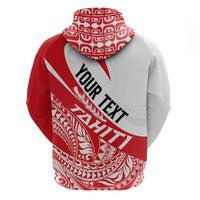 Personalised Tahiti Va'a Race Hoodie Polynesian Tattoos Sporty Style - Polynesian Pride
