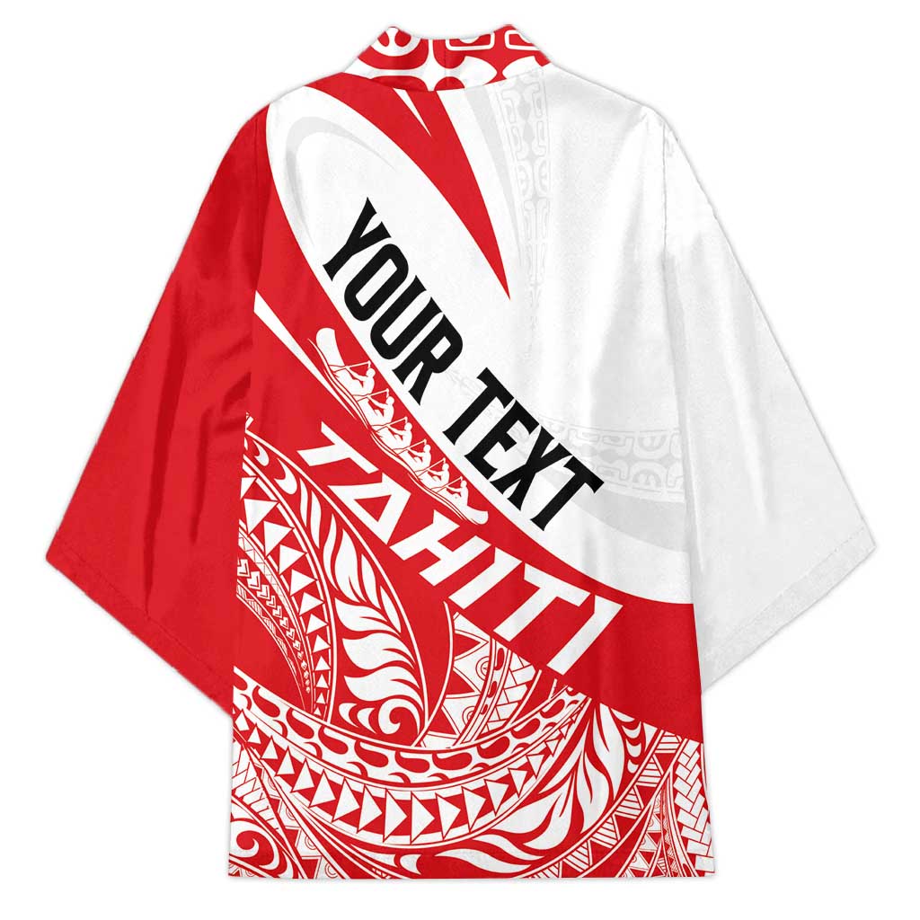 Personalised Tahiti Va'a Race Kimono Polynesian Tattoos Sporty Style - Polynesian Pride