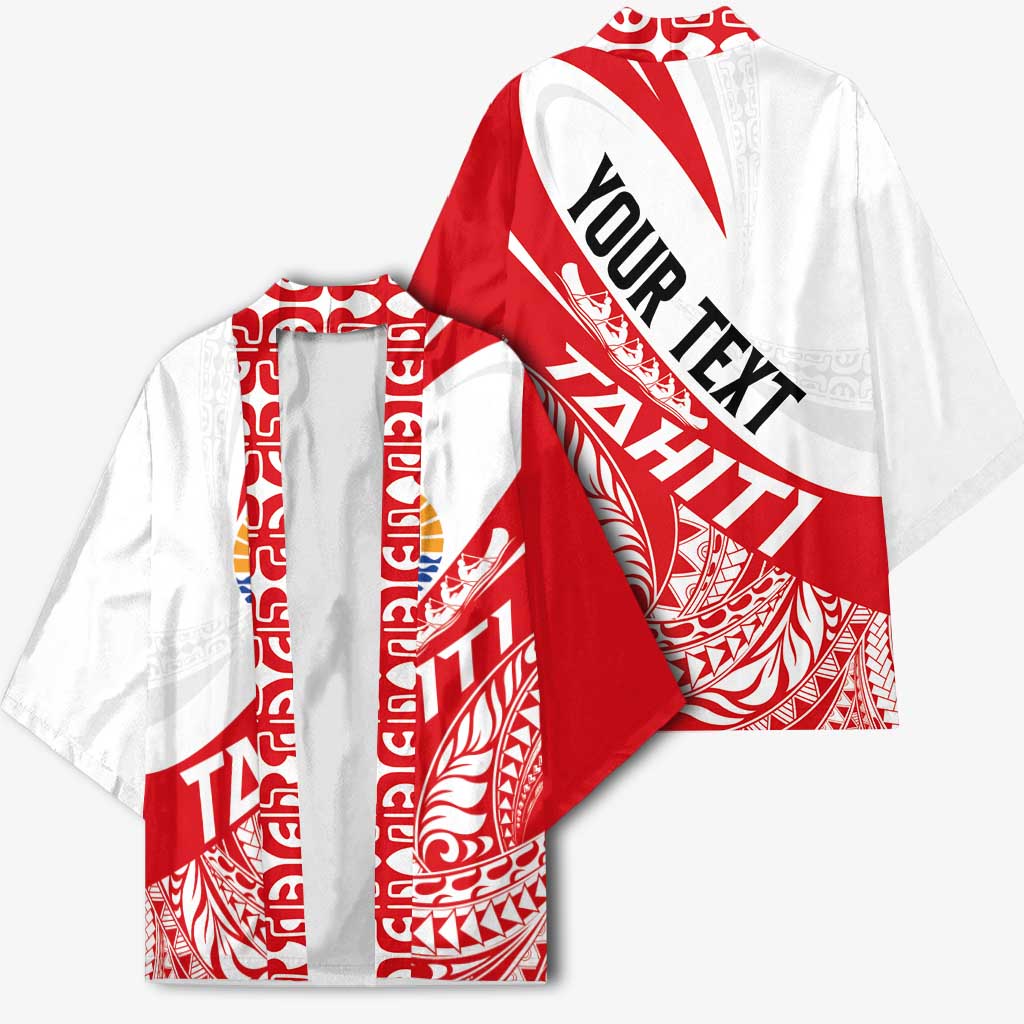 Personalised Tahiti Va'a Race Kimono Polynesian Tattoos Sporty Style - Polynesian Pride