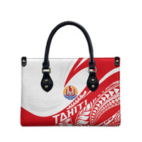 Tahiti Va'a Race Leather Bag Polynesian Tattoos Sporty Style - Polynesian Pride