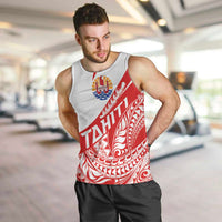 Personalised Tahiti Va'a Race Men Tank Top Polynesian Tattoos Sporty Style - Polynesian Pride