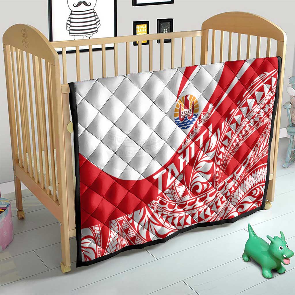 Tahiti Va'a Race Quilt Polynesian Tattoos Sporty Style - Polynesian Pride