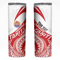 Personalised Tahiti Va'a Race Skinny Tumbler Polynesian Tattoos Sporty Style - Polynesian Pride