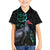 Custom Pukeko New Zealand Kid Hawaiian Shirt Koru Papua Shell with Silver Fern Pattern LT03 Kid Black - Polynesian Pride