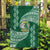 Tonga Lahaina High School Garden Flag Traditional Ngatu and Polynesian Pattern LT03 Garden Flag Green - Polynesian Pride