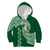 Tonga Lahaina High School Kid Hoodie Traditional Ngatu and Polynesian Pattern LT03 Hoodie Green - Polynesian Pride