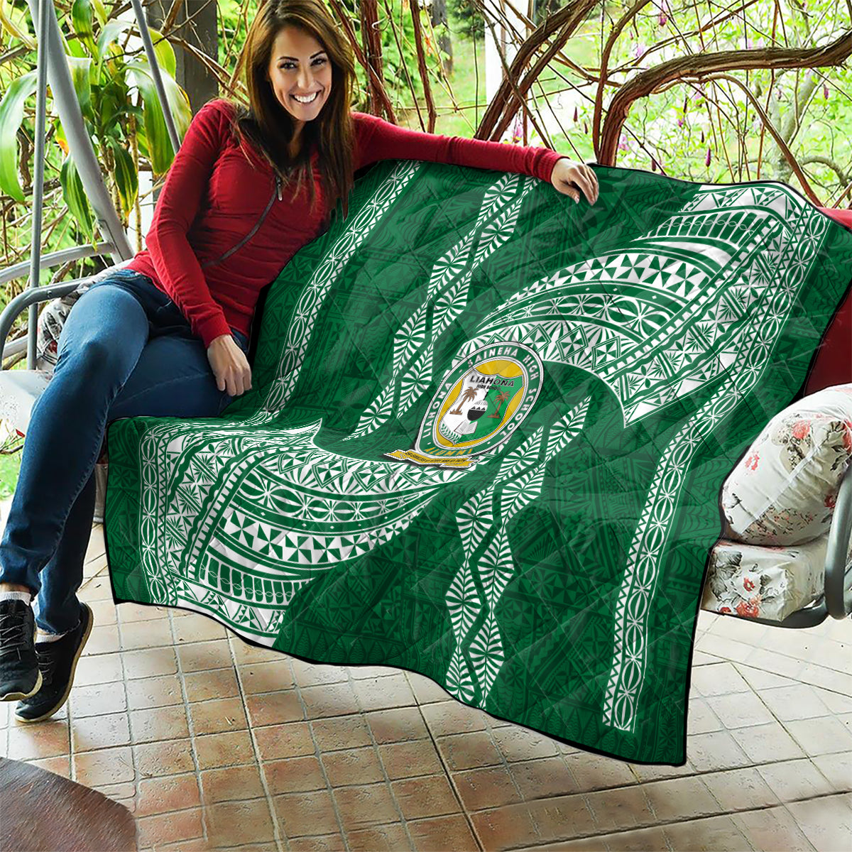 Tonga Lahaina High School Quilt Traditional Ngatu and Polynesian Pattern LT03 - Polynesian Pride