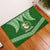 Tonga Liahona High School Rubber Doormat Traditional Ngatu and Polynesian Pattern LT03 Green - Polynesian Pride