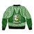 Tonga Liahona High School Sleeve Zip Bomber Jacket Traditional Ngatu and Polynesian Pattern LT03 - Polynesian Pride