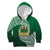 Tonga Saineha High School Kid Hoodie Traditional Ngatu and Polynesian Pattern LT03 Hoodie Green - Polynesian Pride